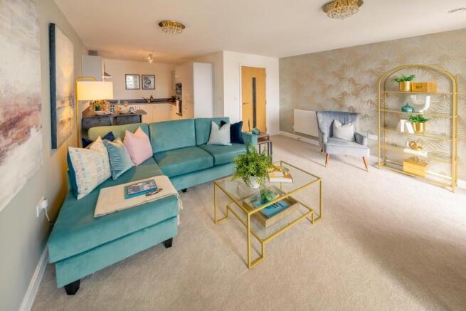 Show home living room